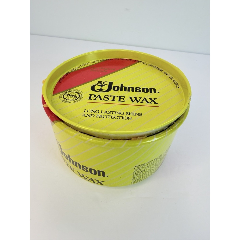 SC Johnson Paste Wax Original Formula16 oz (1 lb) Discontinued Weighs 1lb 3.6oz